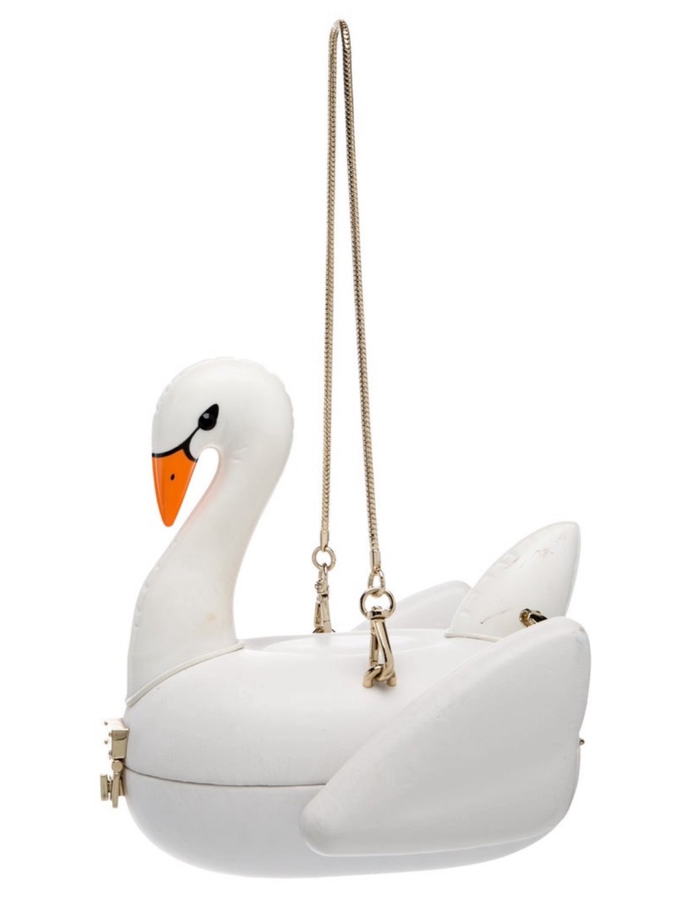 Kate Spade New York “Checking In” 3D Swan Pool Float Bag Novelty 2018 Fun VGC - Picture 2 of 12
